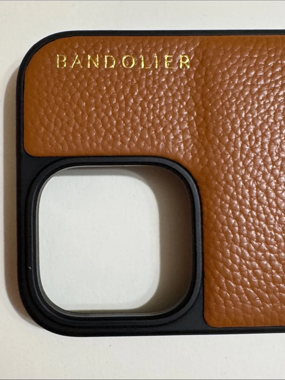 Bandolier Emma Leather Card Pocket Phone Case in Brown iPhone 16 ProMax